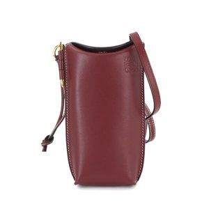 LOEWE Red Leather Shoulder Bag